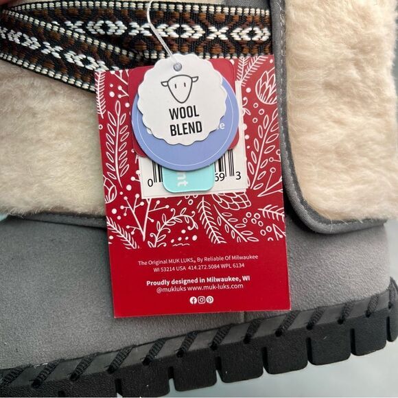 Muk Luks Women’s Flexi Montauk Gray Boots NWT - Picture 10 of 12